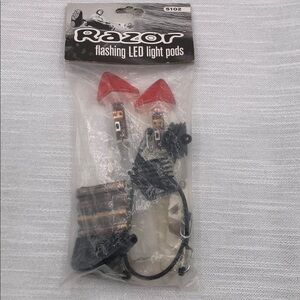 Razor Red flashing LED Light Pods for the 2000’s